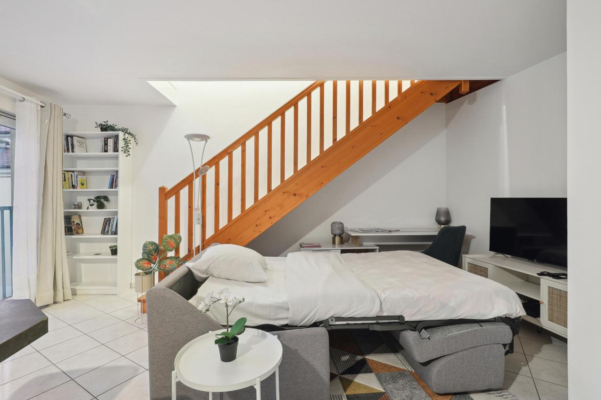 Chic Apart Duplex With Parking Palaiseau Luaran gambar