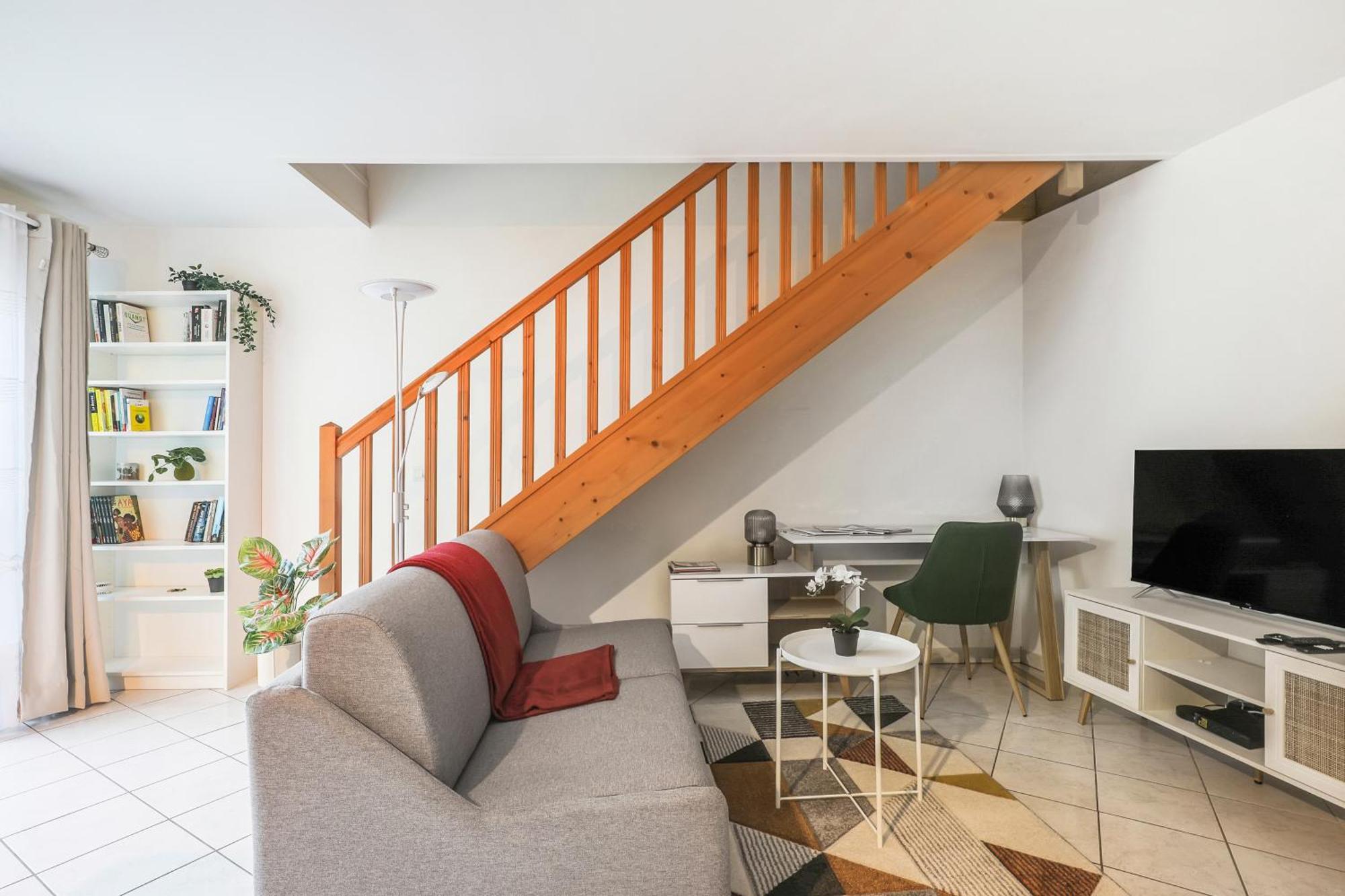 Chic Apart Duplex With Parking Palaiseau Luaran gambar